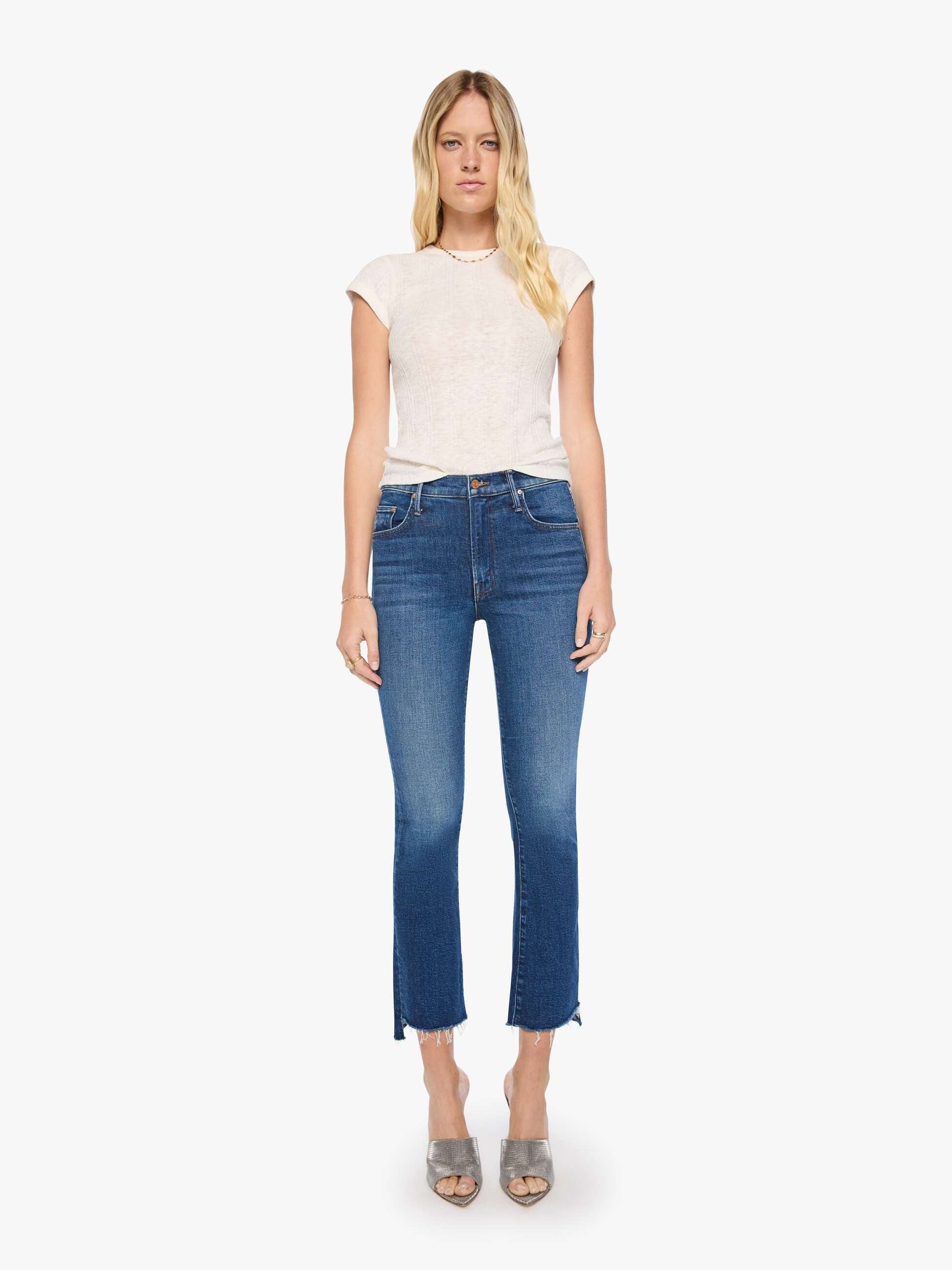 The Insider Ankle Step Fray - Cosmic Cowgirl | Mother Denim