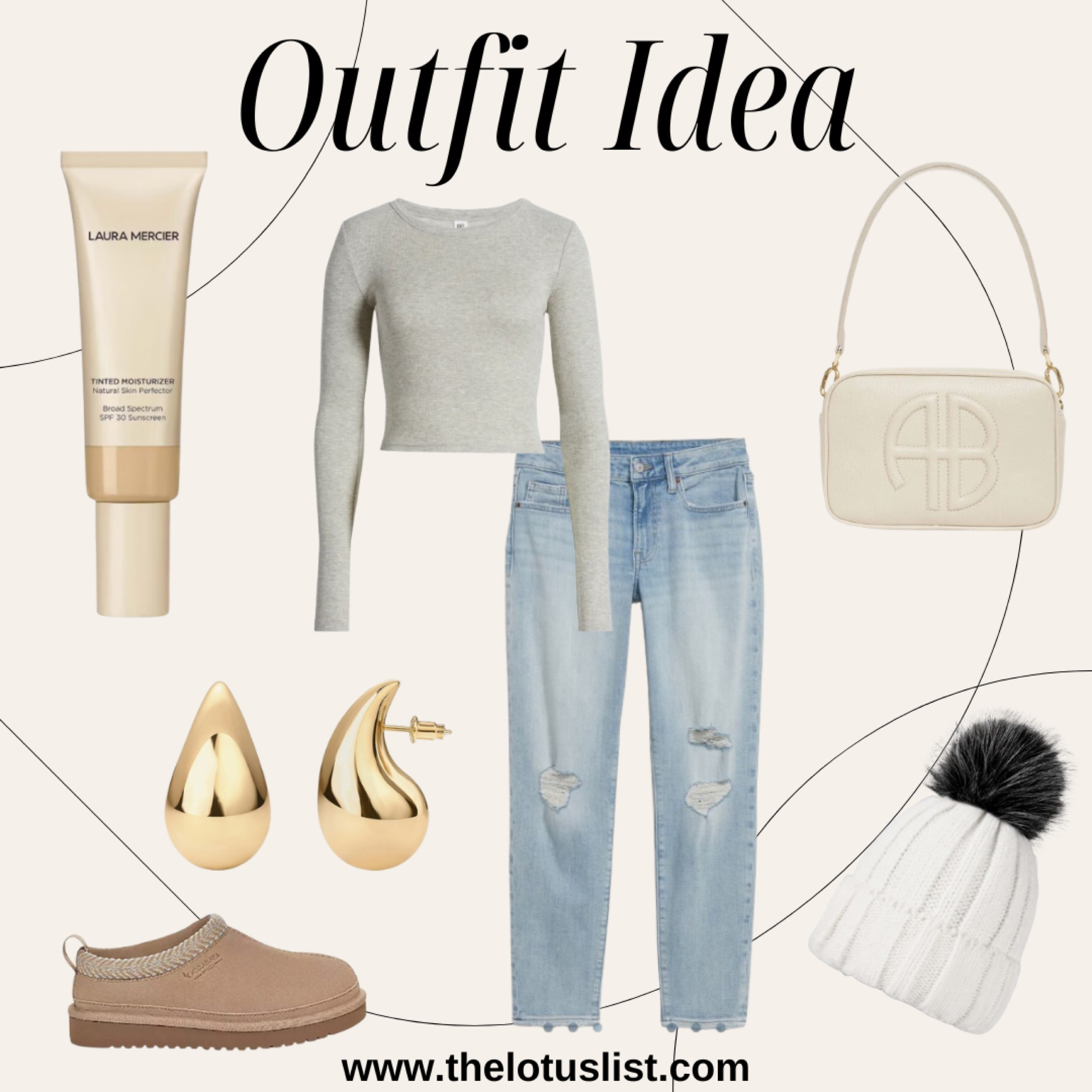 Outfit Idea

Ltkfindsunder100 / ltkfindsunder50 / LTKbeauty / anine bing bag / anine bing / fall outfit / fall outfits / autumn outfit / autumn outfits / winter outfit / winter outfits / outfit idea / old navy denim / skinny jeans / wide leg jeans / jeans / denim / long sleeved top / grey top / ugg / Uggs / kookaburras / gold earrings / gold drop earrings / shoulder bag / it bag / Laura mercier moisturizer / tinted moisturizer / beanie / white beanie / sale / sale alert / designer bag 

#LTKItBag #LTKSeasonal #LTKShoeCrush