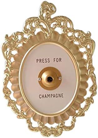 Fenteer Champagne Wall Plaque Christmas Bell Plaque Window Hotel | Amazon (US)
