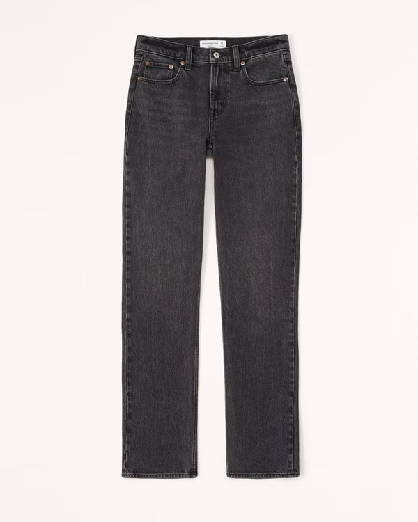 Mid Rise 90s Straight Jean | Abercrombie & Fitch (US)