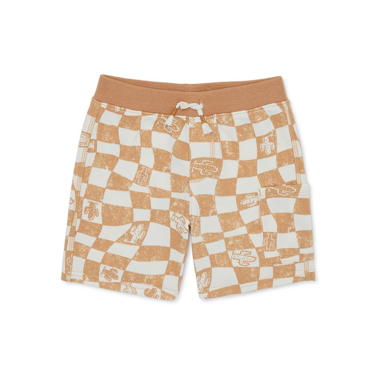 Garanimals Baby and Toddler Boys Print French Terry Cargo Shorts, Sizes 12M-5T | Walmart (US)