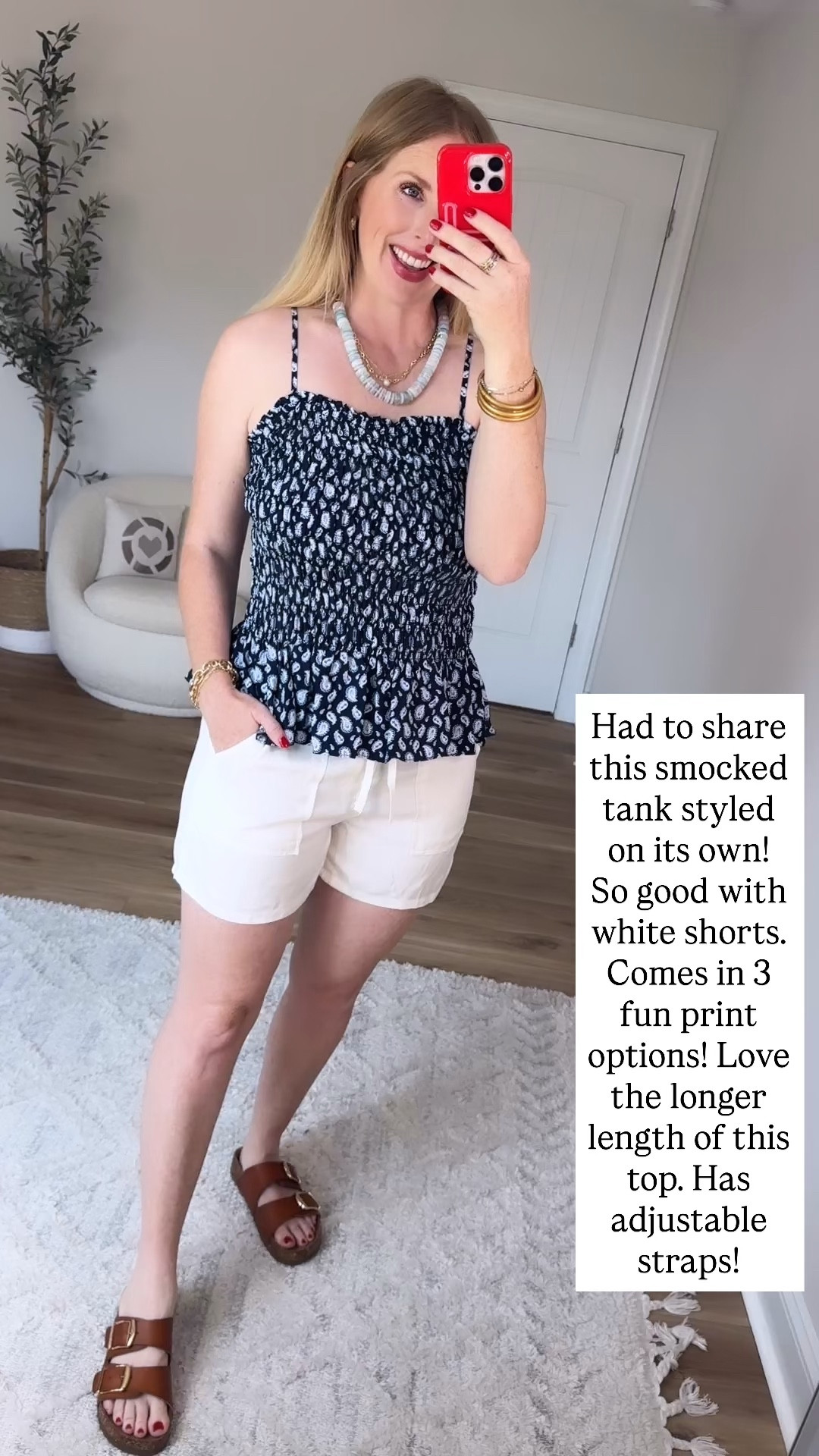 Walmart try on, Walmart style, smocked top, time and tru, white shorts

#LTKootd #LTKmomlife