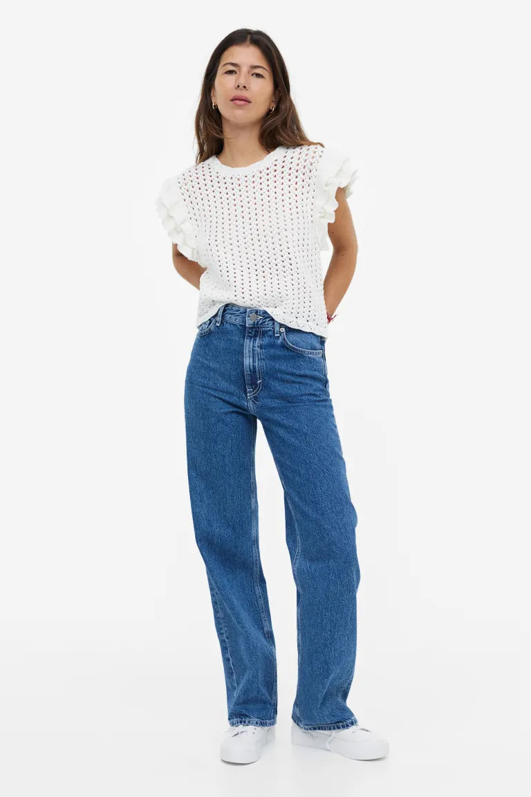 Pointelle-knit Top | H&M (US + CA)