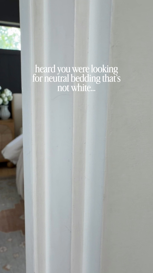 If I could only choose one neutral bedding color that isn’t white, it would be Sand…