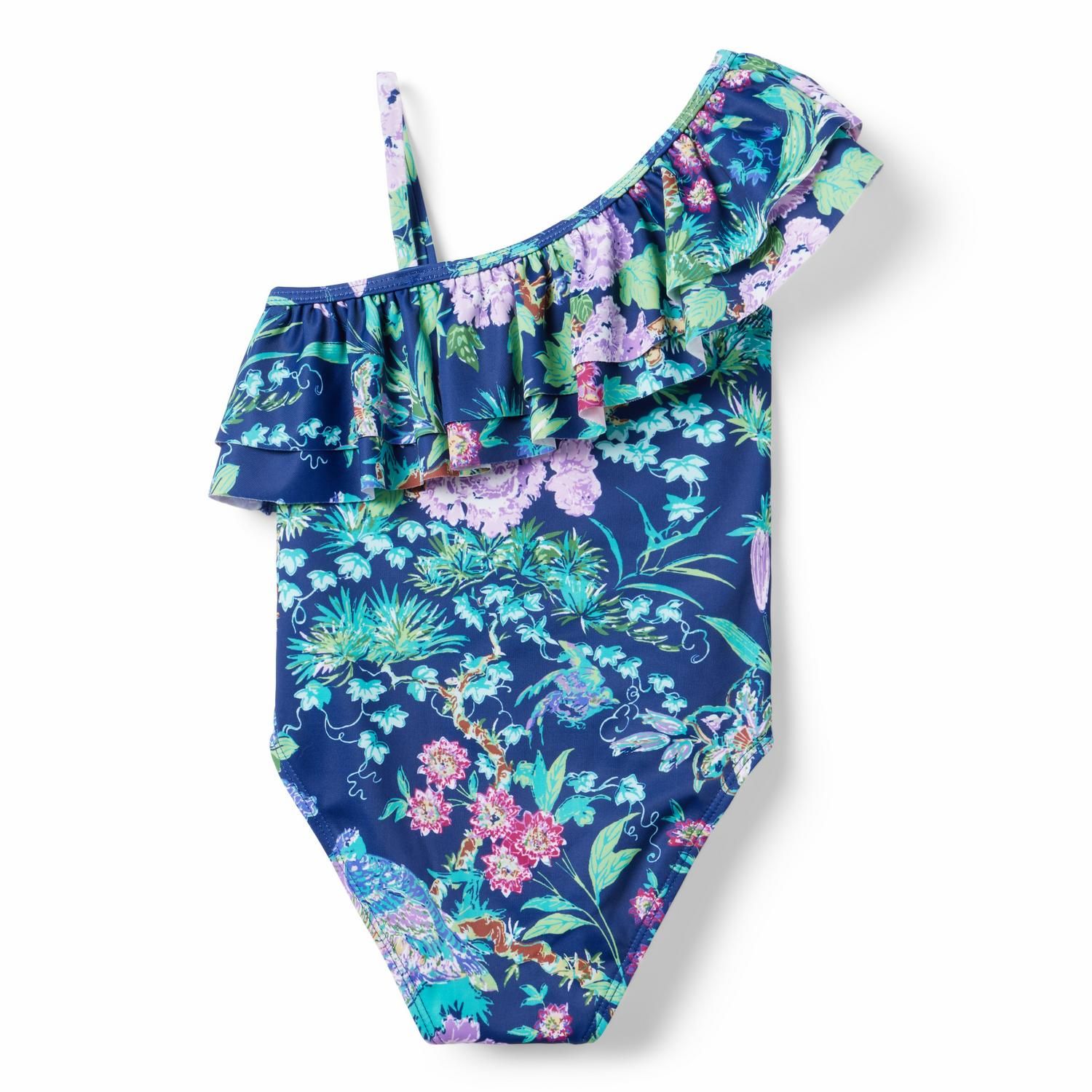 Recycled Floral Ruffle Swimsuit | Janie and Jack