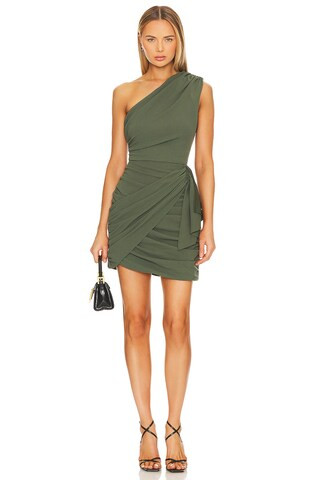 ELLIATT Society Dress in Olive from Revolve.com | Revolve Clothing (Global)