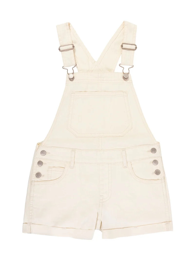 Wonder Nation Girls Denim Shortall, Sizes 4-18 | Walmart (US)