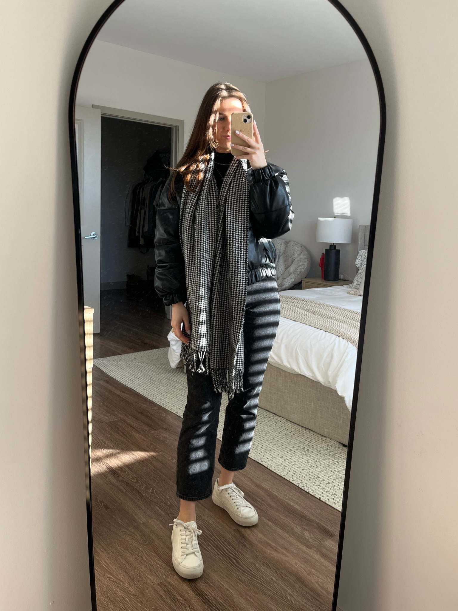 This leather puffer is EVERYTHING. So soft and cozy!

#LTKfindsunder100 #LTKSeasonal #LTKsalealert