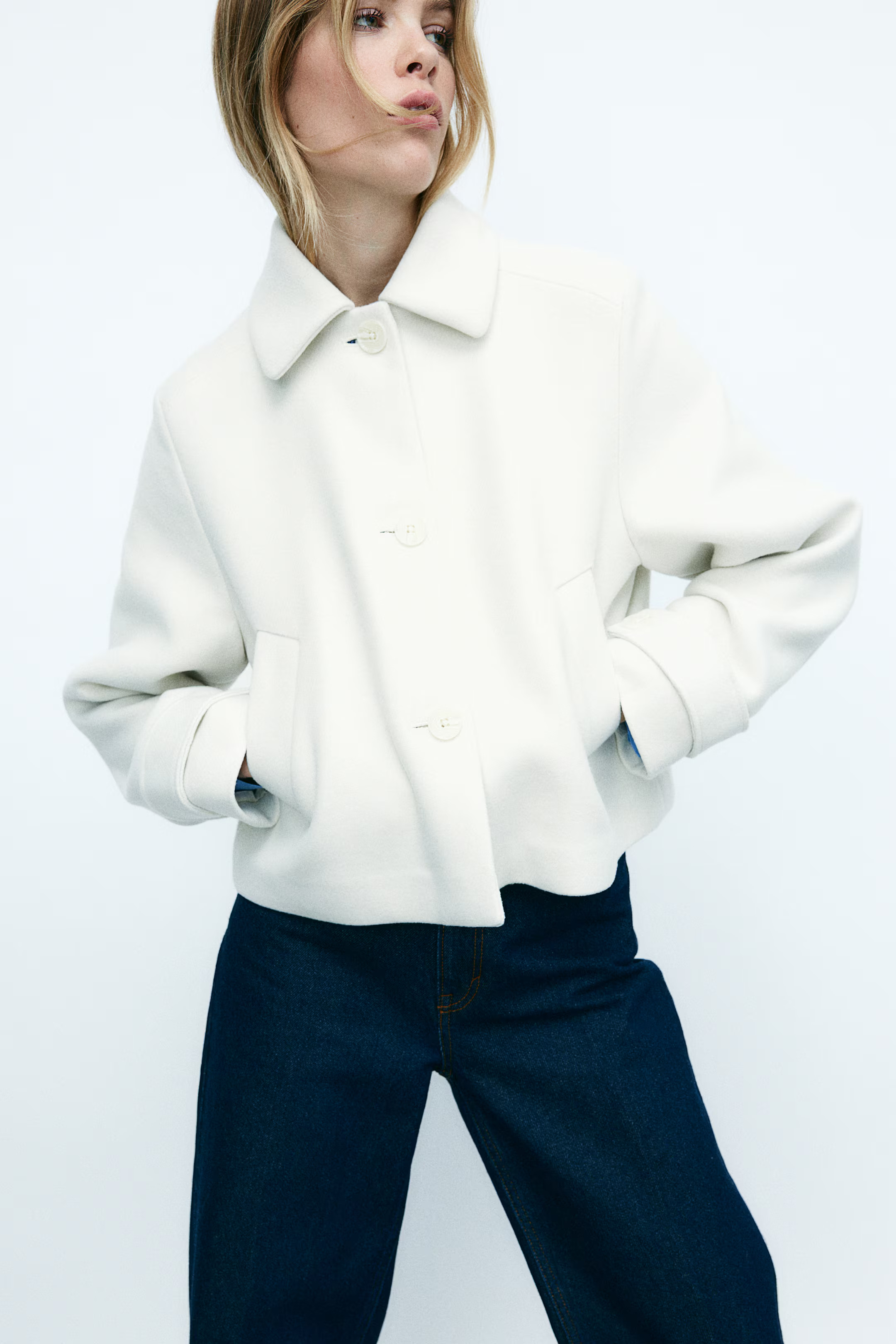 Jacket with Collar | H&M (US + CA)