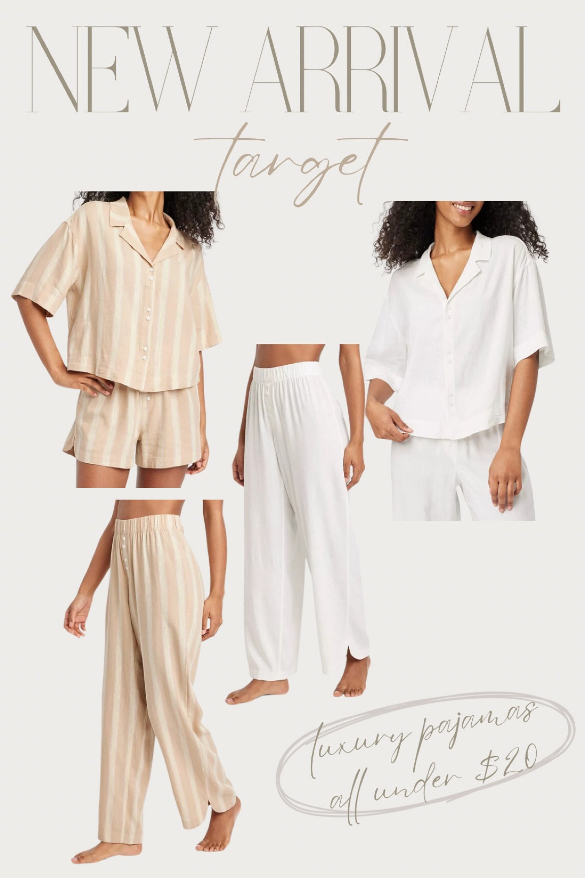 Women’s linen blend pajamas under $20! Luxury pajamas for less

#LTKSaleAlert #LTKStyleTip #LTKFindsUnder50