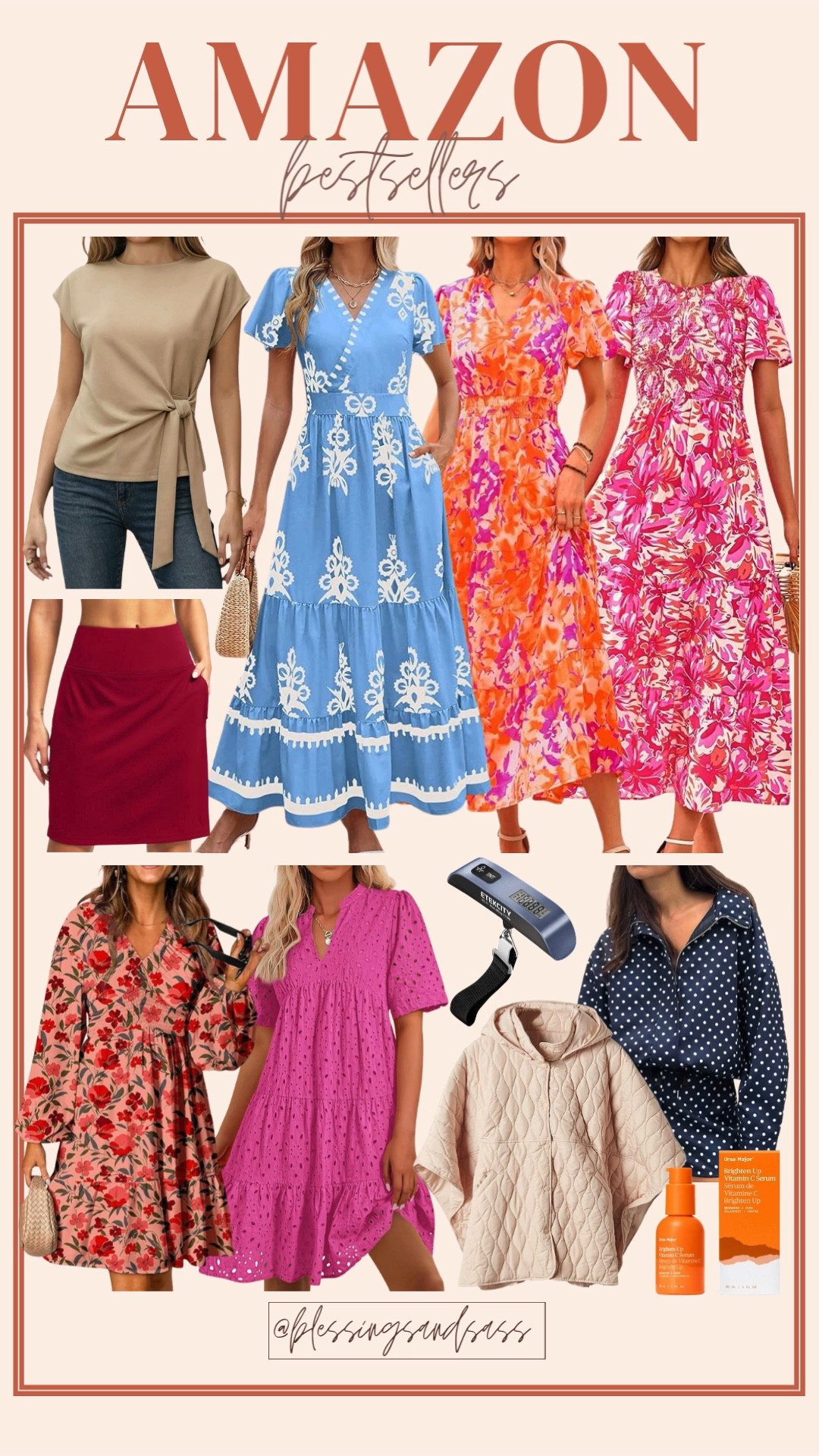 My weekly Amazon bestsellers!! 

Women’s fashion, spring fashion, spring style, spring outfits, spring outfit inspo, spring ootd, trendy fashion, chic style, spring dresses, spring outfit ideas, Amazon, Amazon fashion 




#LTKootd #LTKSeasonal #LTKOver40