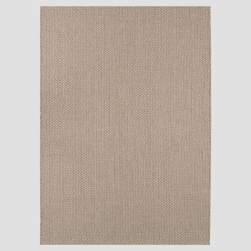 7' x 10' Basketweave Outdoor Rug Oatmeal - Smith & Hawken™ | Target