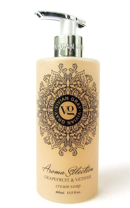 Aroma Selection Cream Soap 13.5 FL oz (Grapefruit & Vetiver) | Amazon (US)