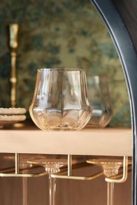 Cybelle Stemless Wine Glasses, Set of 4 | Anthropologie (US)