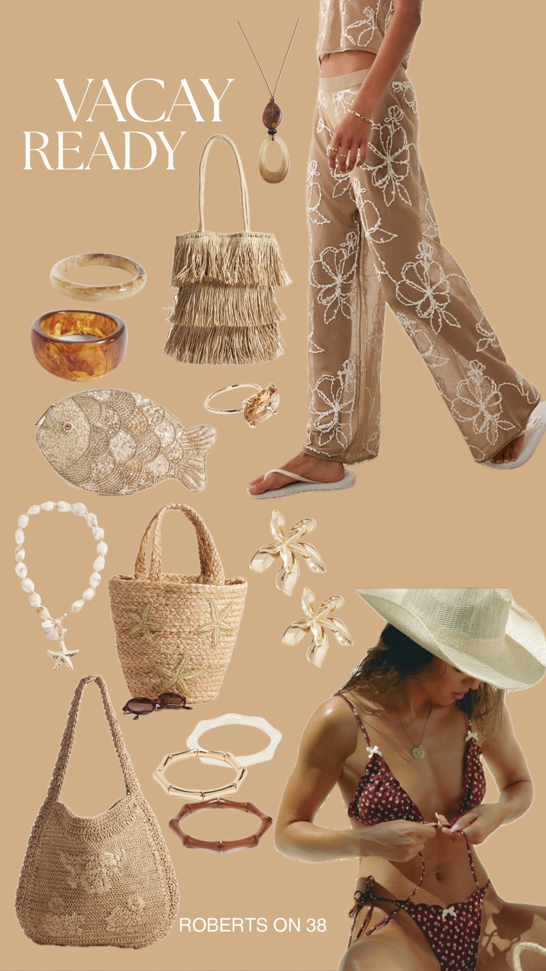 Vacay-ready looks that feel effortless but still elevated 🌴✨
I’m loving resort wear styles like lightweight matching sets, breathable fabrics, and woven bags that instantly pull a summer outfit together.

These are the kind of beach outfit staples you pack once and wear on repeat—from poolside mornings to vacation dinners 🤍

Neutral tones, natural textures, and easy accessories just make everything feel more put together without trying too hard.

#LTKTravel #LTKSeasonal #LTKSwim