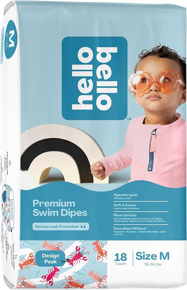 Hello Bello Premium Swim Diapers I Affordable and Eco-Friendly Disposable Swim Dipes for Babies a... | Amazon (US)
