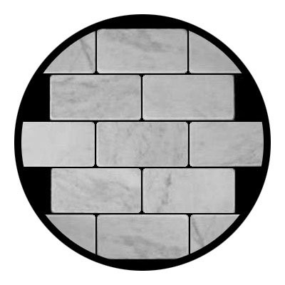 Carrara Marble Italian White Bianco Carrera 3x6 Marble Subway Tile Tumbled | Amazon (US)