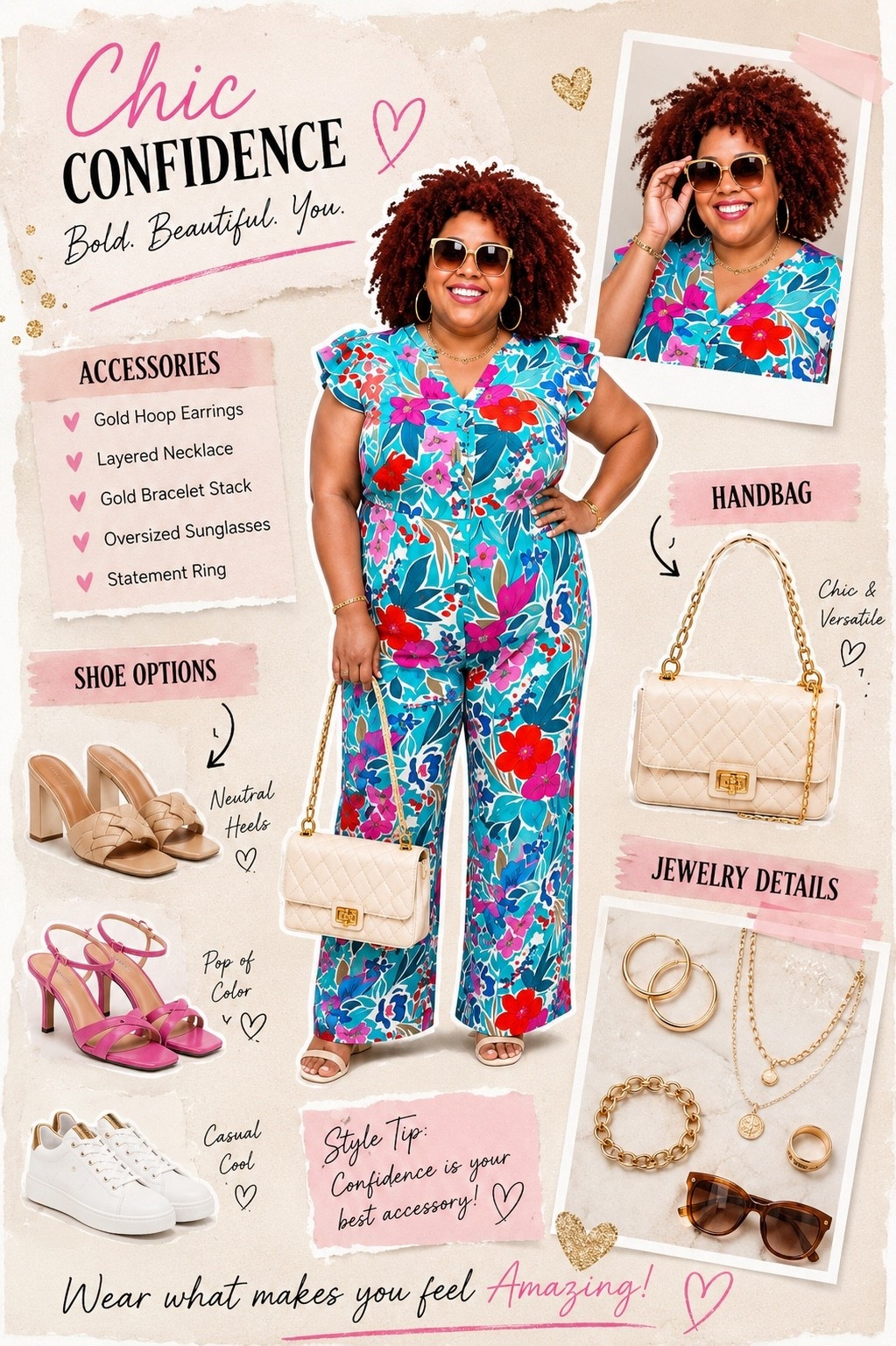 plus size fashion | plus size fashion | vacation outfits beach 🏝️ | This jumpsuit just screams “family vacation but make it CUTE” 😍☀️ Bright, fun, lightweight, and perfect for plus size moms who still wanna feel put together on vacation without overthinking the outfit 👏🏽 Since there’s not much stretch, I’d personally suggest sizing up 1 for the most comfortable fit💕 Perfect for cruises, resort dinners, sightseeing, and summer family trips! #plussizemom #vacationoutfitinspo #momfashion #bodypositivity

#LTKPlusSize #LTKMidsize #LTKTravel