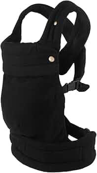 Cotton Baby Carrier for Newborns to Toddlers | Cozy Wrap Carrier with Lumbar Support | Soft Black... | Amazon (US)