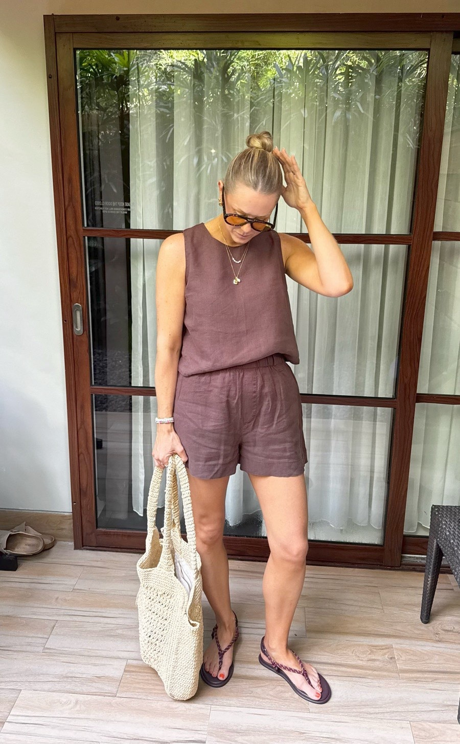 Nothing better than a 2-piece linen set 🤎 I’m wearing a 12 in both x

#LTKtravel #LTKaustralia #LTKstyletip