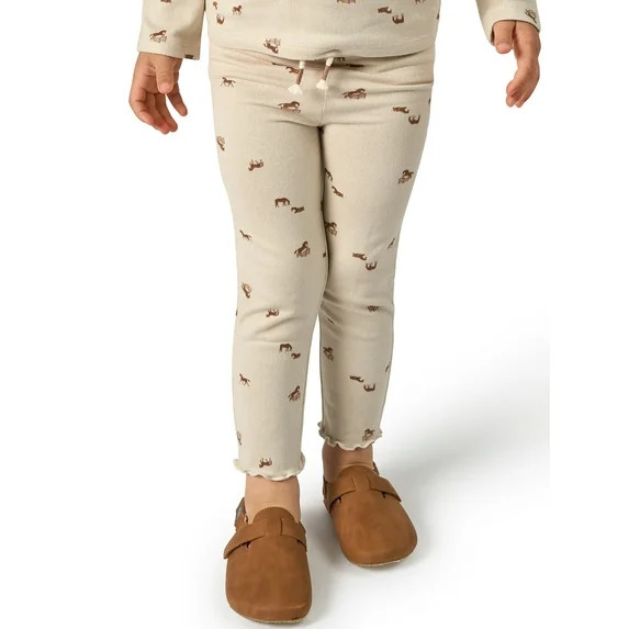 Modern Moments by Gerber Toddler Girl Legging with Drawstring, Sizes 12 Months - 5T - Walmart.com | Walmart (US)