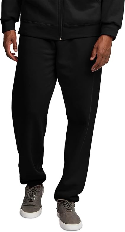 Fruit of the Loom Eversoft Fleece Elastic Bottom Sweatpants with Pockets, Relaxed Fit, Moisture W... | Amazon (US)