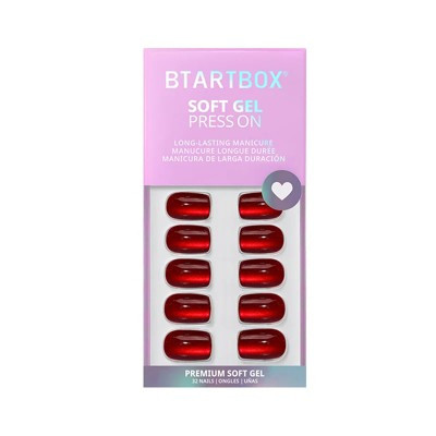 BTArtbox Press-On Nails - Hot Love - XS Square - 30ct | Target