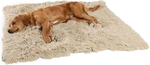 Best Friends by Sheri Calming Shag Fur Pet Throw Blanket, Taupe, 30"x40" | Amazon (US)