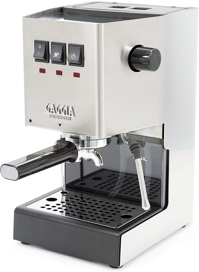 Gaggia RI9380/46 E24 Espresso Machine, Brushed Stainless Steel | Amazon (US)