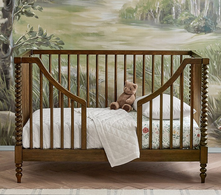 Chris Loves Julia Turned Wood Toddler Bed Conversion Kit Only | Pottery Barn Kids