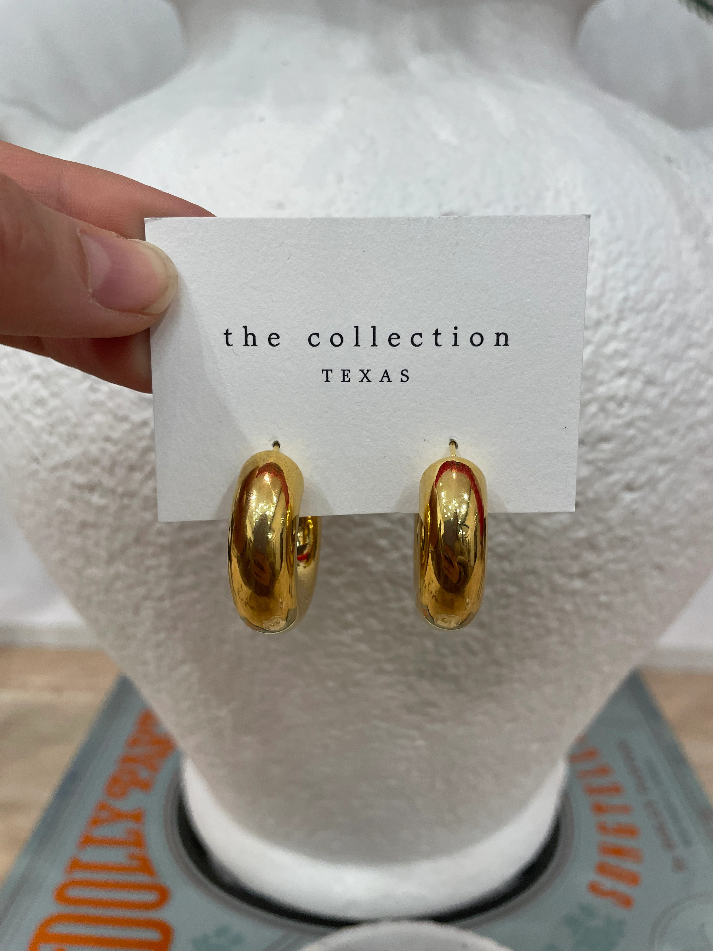 Chunky Gold Hoops | The Collection TX 