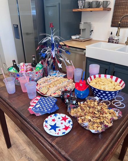 #WalmartPartner • Throw the best 4th of July party with all of these festive finds on @Walmart! Literally everything came from there! I love that I only had to go to one store (and I used curbside) to get everything!❤️🤍💙
#WalmartSummer #WelcomeToYourWalmart #WalmartFinds #IYWYK 

#LTKFind #LTKunder50 #LTKSeasonal