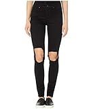 Levi's Women's 721 High Rise Skinny Jeans, Looker, Black, 30 | Amazon (US)