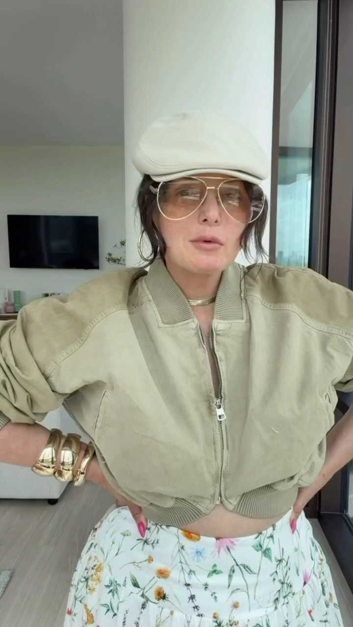 Wearing true size, medium in both this floral maxi skirt & crop jacket

#LTKootd #LTKSeasonal