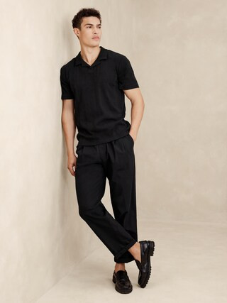 Variegated Ribbed Polo | Banana Republic Factory