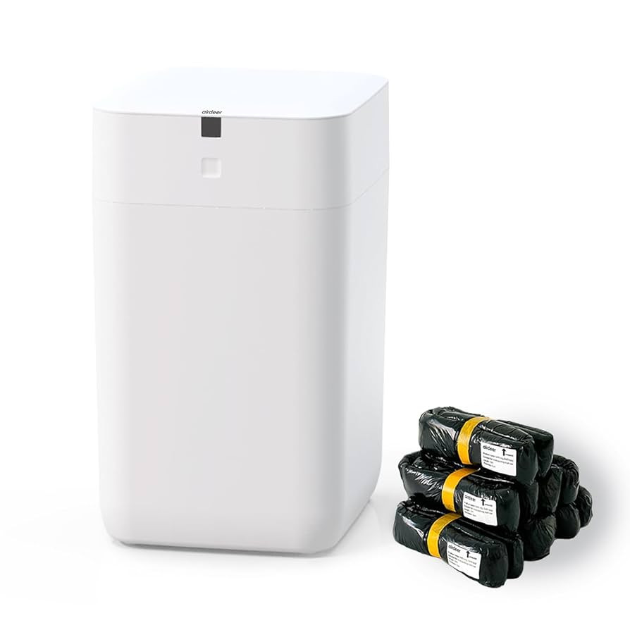Automatic Trash Can, 4 Gallon Self Sealing and Self-Changing Smart Trash Can, Motion Sensor, Touc... | Amazon (US)