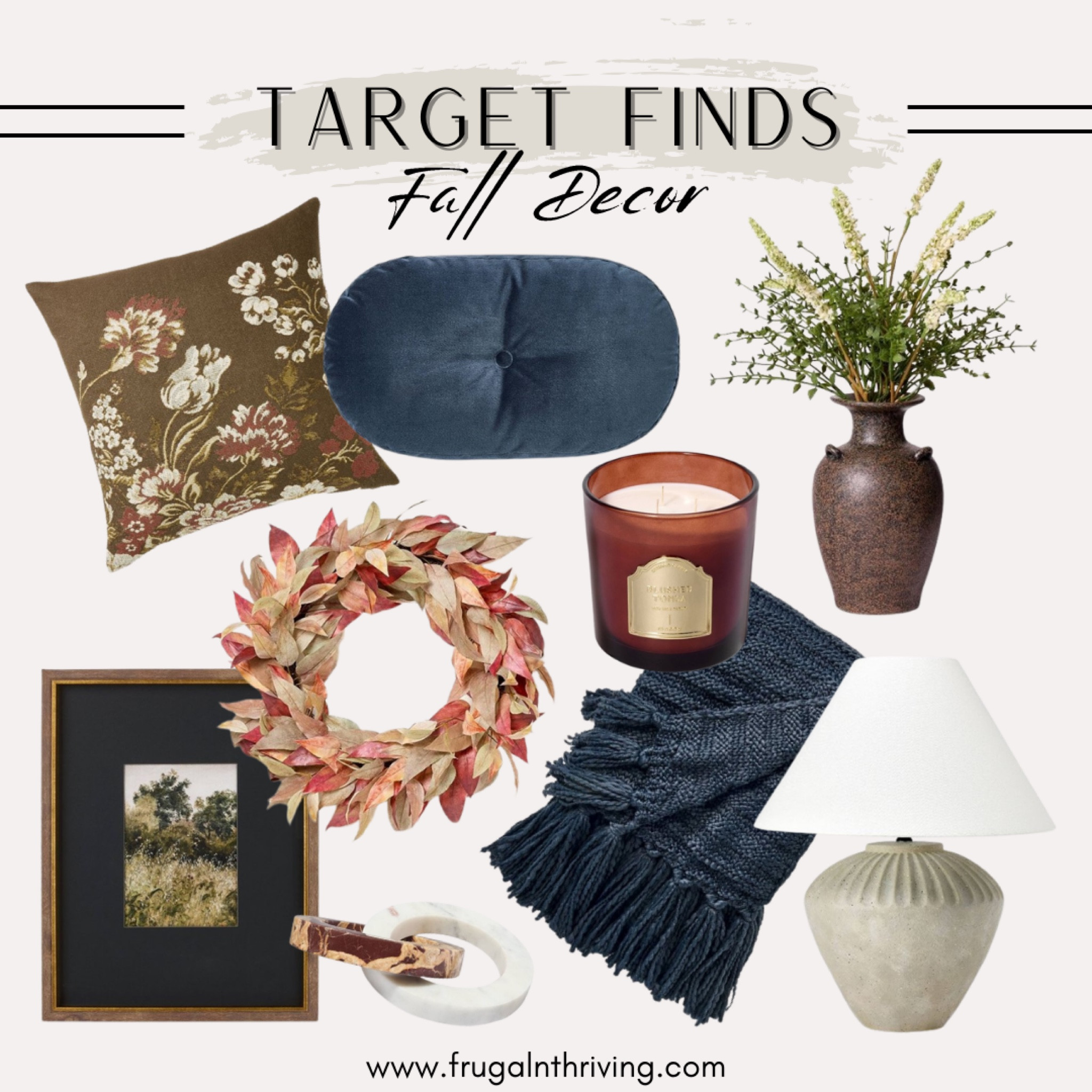Deep blues, burnt reds, and brushed bronzes give a moody vibe to your fall decor. Ideal for snuggling up with a good book and glass of wine next to the fire, this decor theme is evoking “comfort meets class.” Give yourself total permission to snuggle up in your sanctuary and enjoy your fall to the fullest.

#LTKSeasonal #LTKFallSale #LTKHome