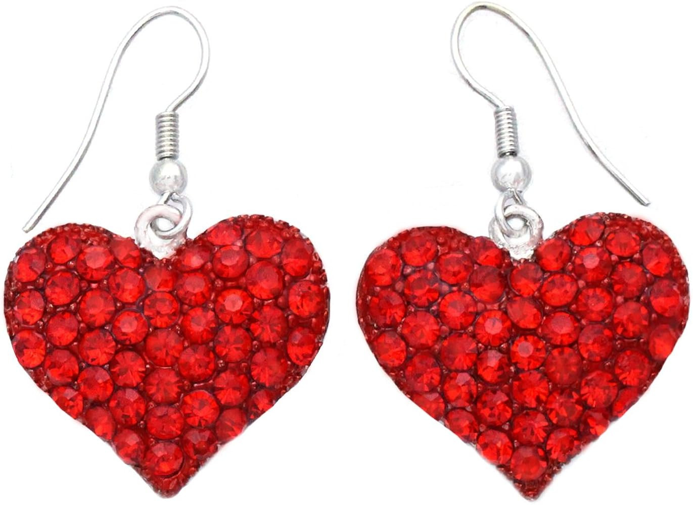 Valentines Day Heart Earrings Drop Dangle Gift for Mom Her Girlfriend | Amazon (US)