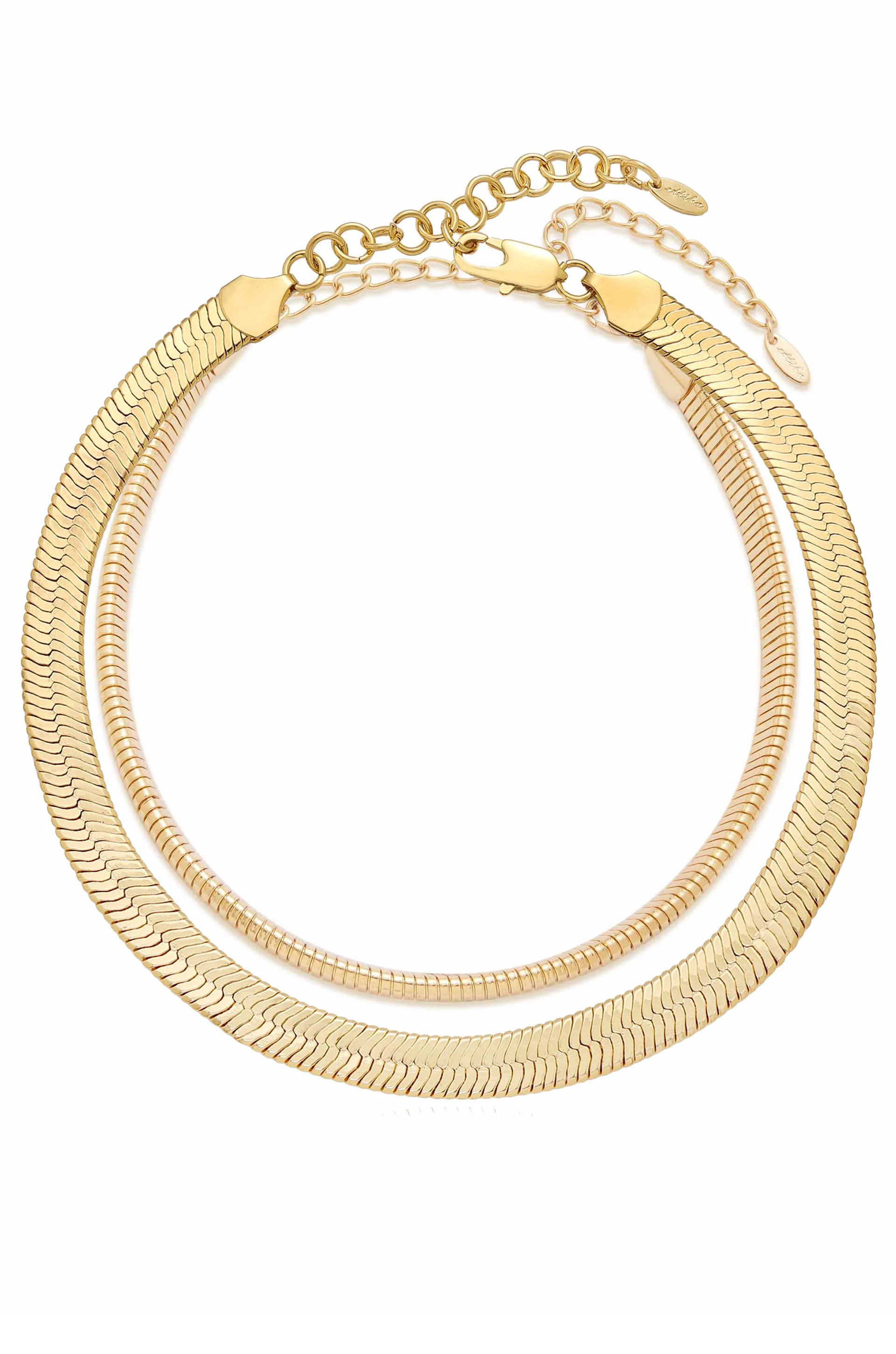 Flex and Snake Chain Necklace Set | Ettika