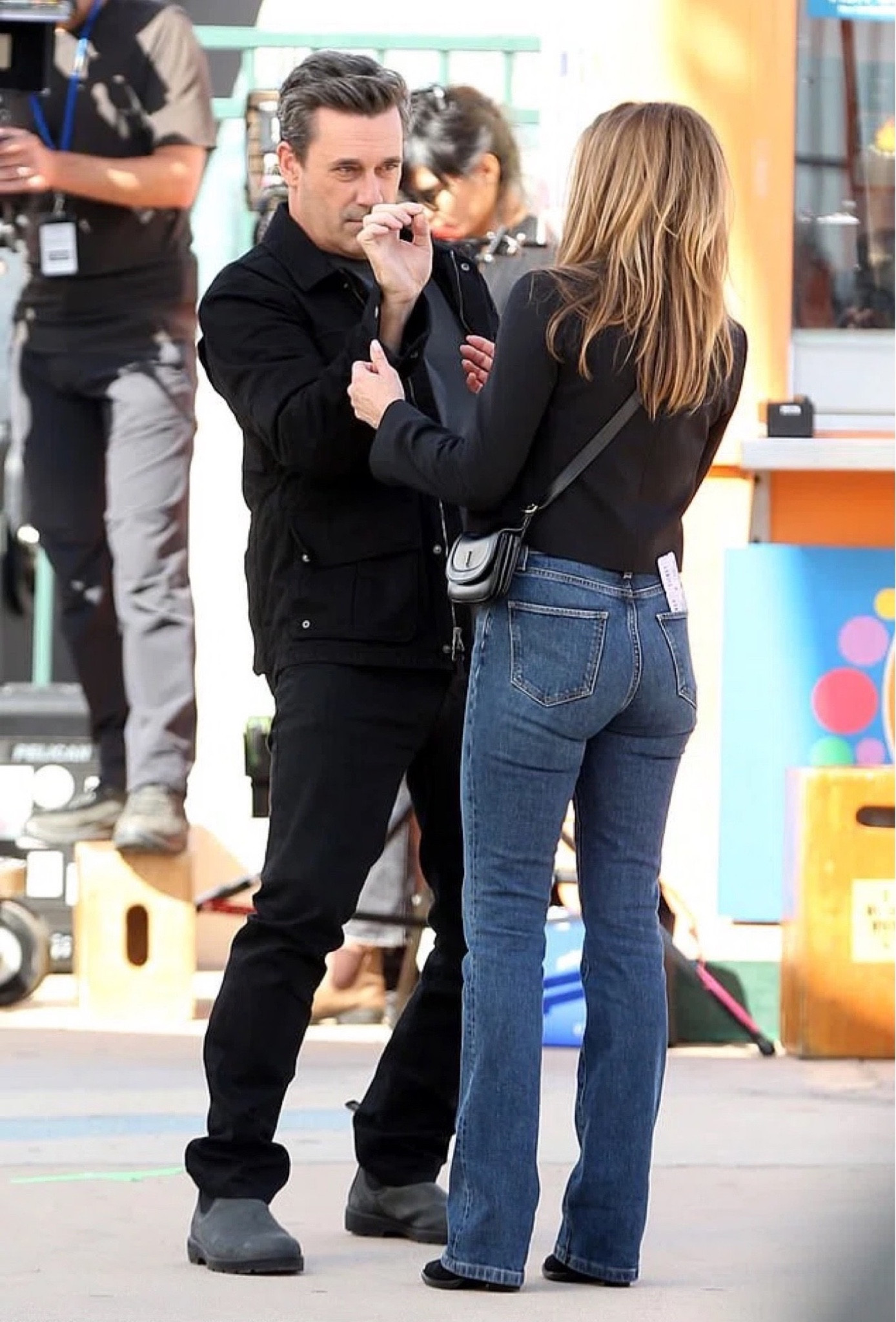 Restock alert! Jennifer Aniston's perfectly fitting jeans were just restocked in all sizes. Her cropped jacket, cross body bag and boots are linked too 


#LTKstyletip #LTKFind #LTKworkwear