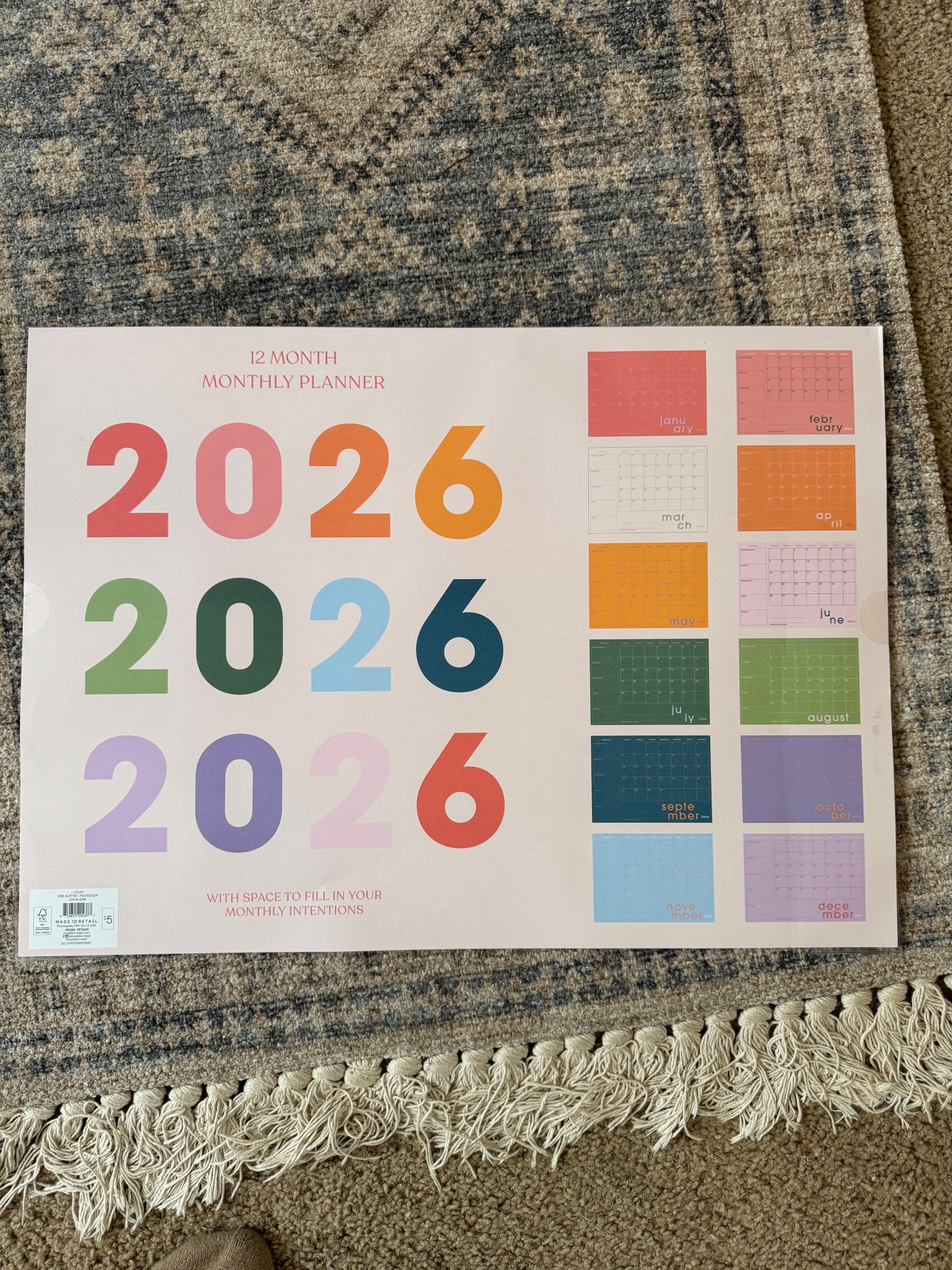 Obsessed with this calendar for only $5 

#LTKFindsUnder50 #LTKSaleAlert #LTKGiftGuide