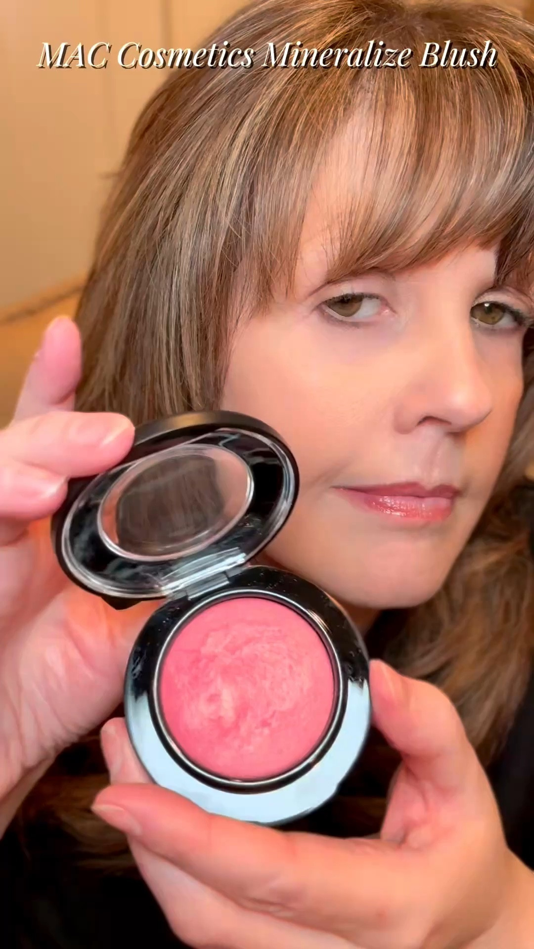 A MAC Cosmetics make-up must have! This Mineralize Blush in Petal Power is a  radiant, pearlized shimmer that enhances cheekbones without being heavy. 

#maccosmetics #MACBlush 

#LTKOver40 #LTKBeauty #LTKgrwm