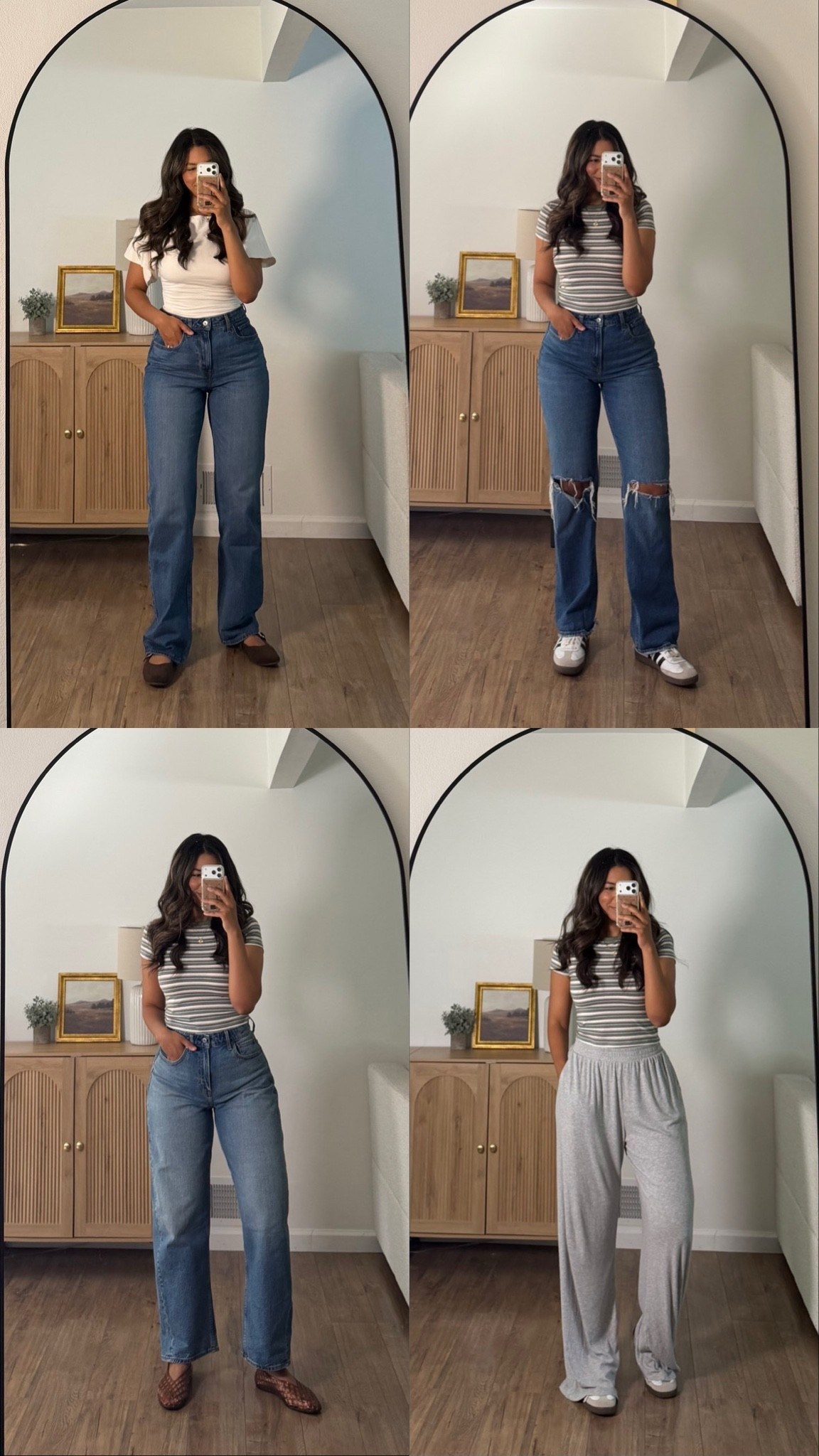 We have an @abercrombie sale!!! 20% off in the app! The best curvy friendly jeans! Curve love 28 long! Medium long pants! Size small top

#LTKootd #LTKSaleAlert