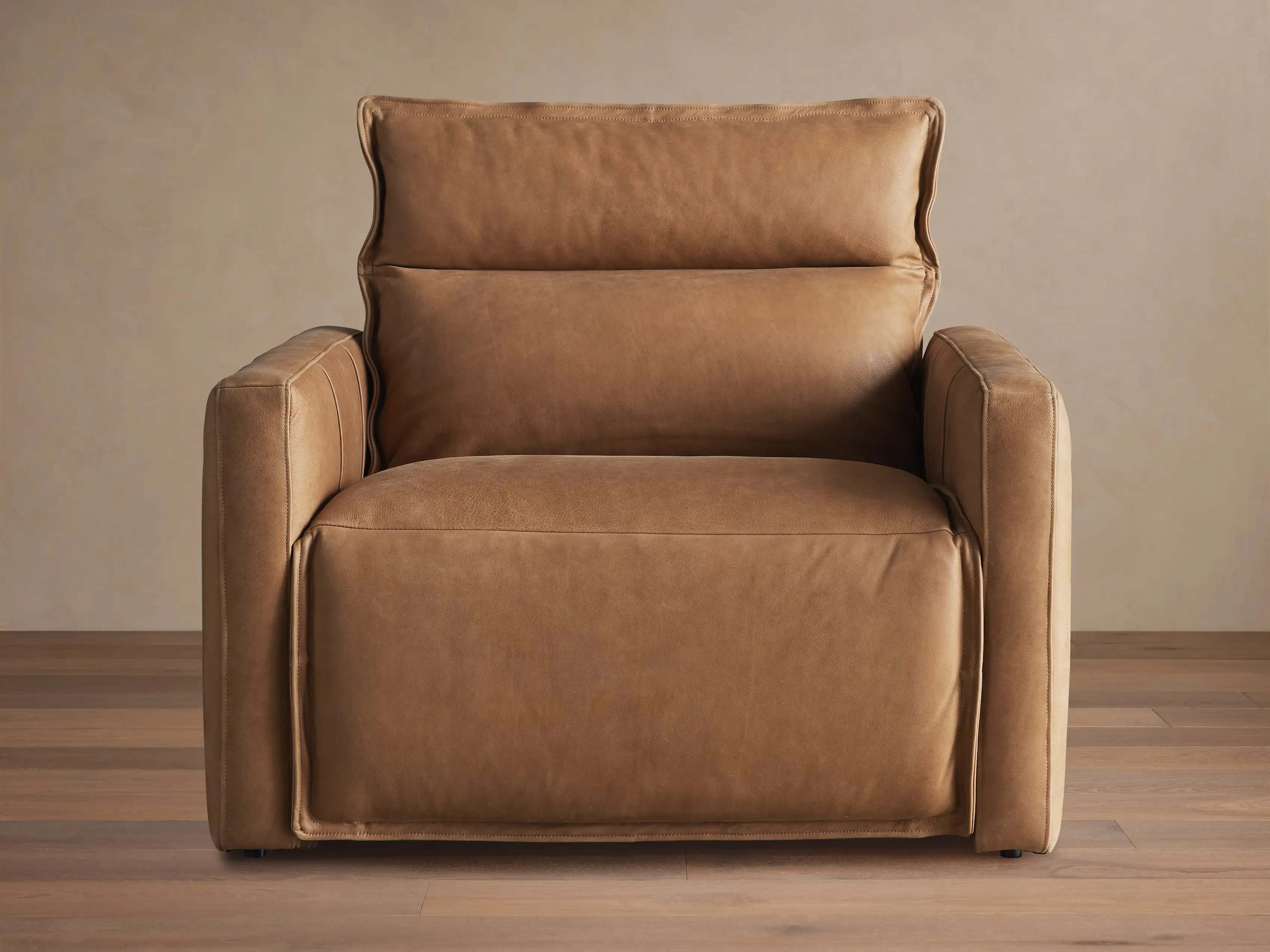Rowland Leather High-Back Motion Recliner | Arhaus