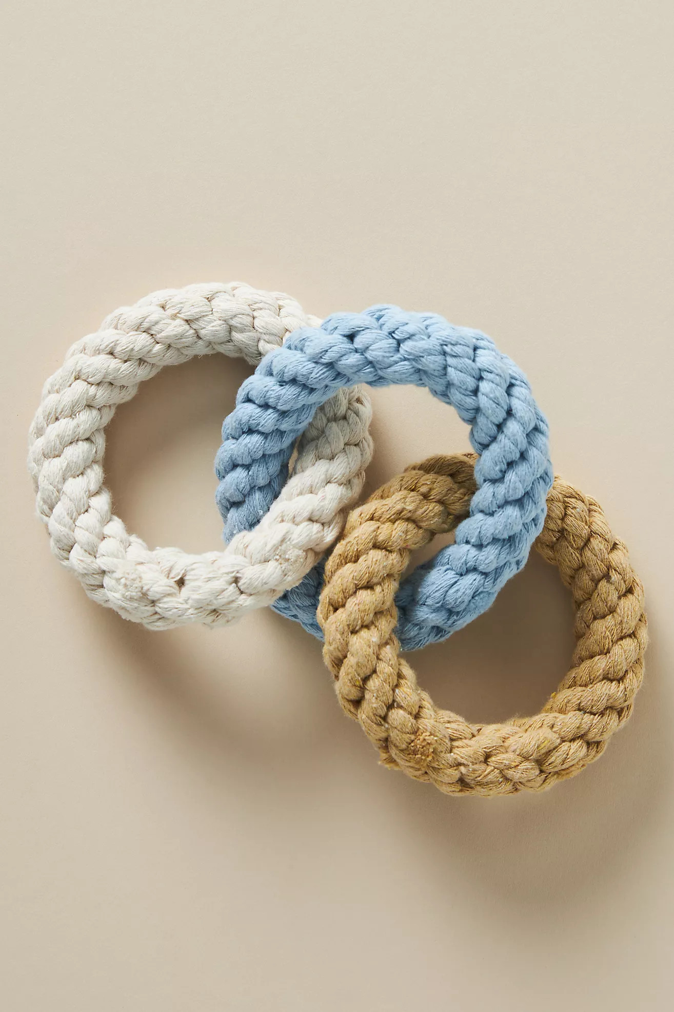Harry Barker Tri-Ring Rope Dog Toy | Anthropologie (US)