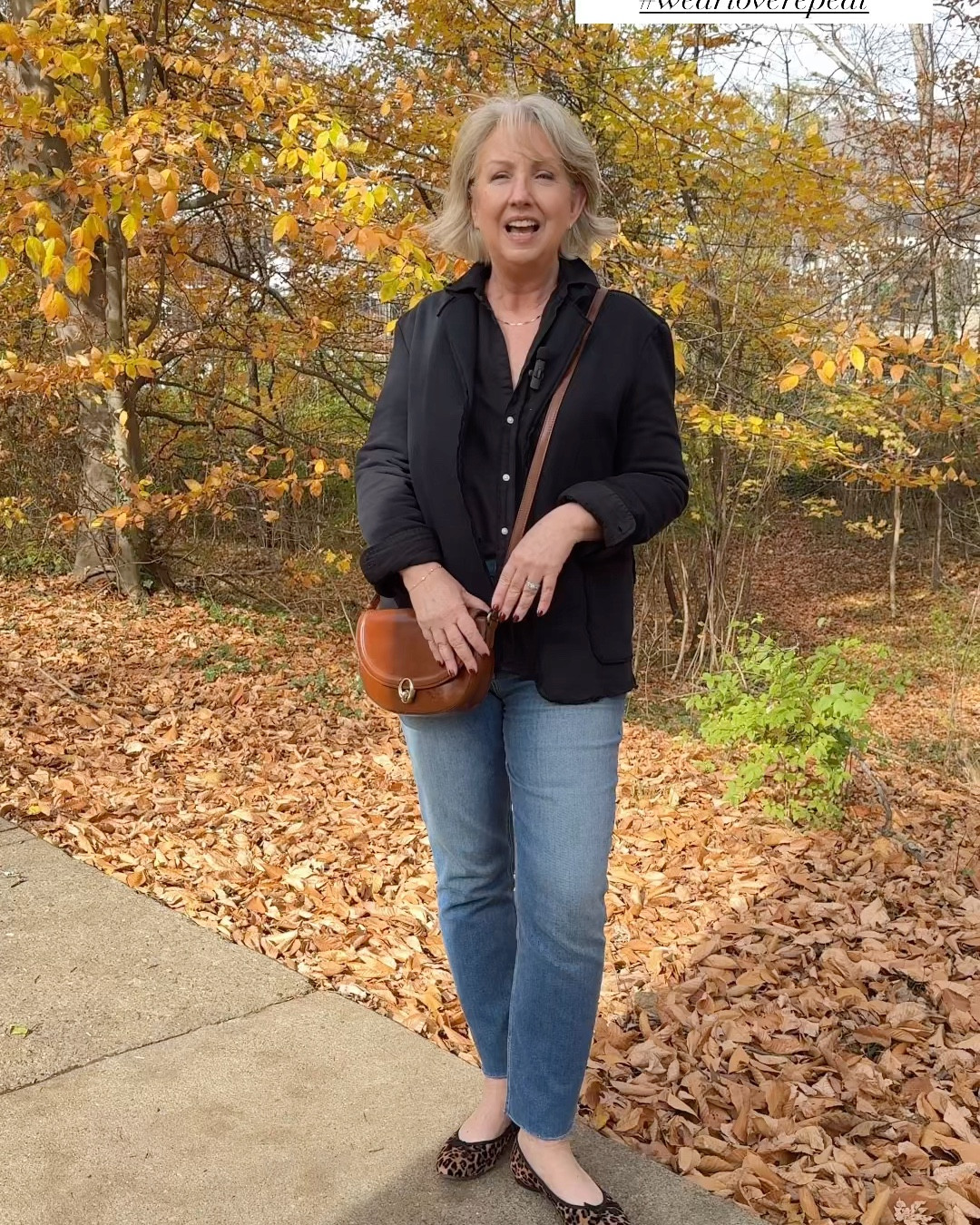 Shop my favorites for fall from Frank & Eileen here. I’m layering on style and comfort with my Derry Italian denim jeans, an Eileen button-up shirt in black denim and a Dublin triple fleece sweatshirt blazer. I mistakenly thought my blazer was black, but it is in the British royal navy, which is a dark, rich navy. Both my shirt and blazer are mediums and run true to size. My jeans are a 32 and are too large for me. That was my mistake. I ordered up when I should have gotten my usual size. Use the Frank & Eileen size guide for the best fit. 
@frankandeileen #frankandeileenpartner #wearloverepeat 


#LTKOver40 #LTKMidsize #LTKStyleTip