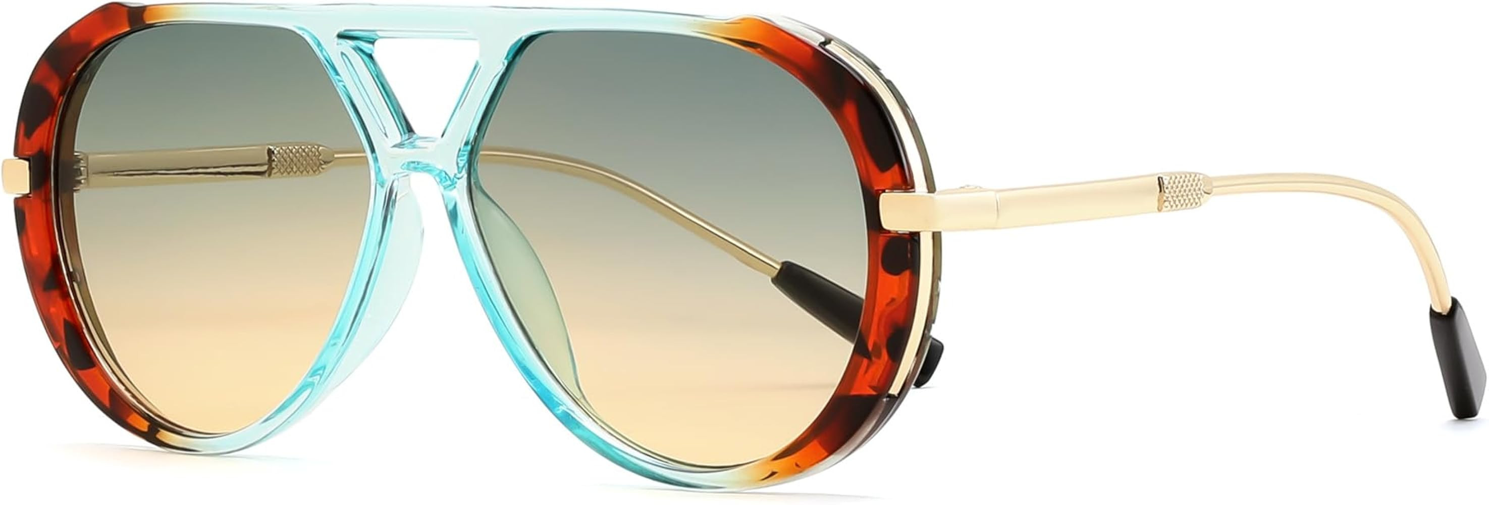 FEISEDY Retro Aviator Sunglasses for Women Men Vintage Trendy Metal 70s Aviators Sun Glasses B040... | Amazon (US)