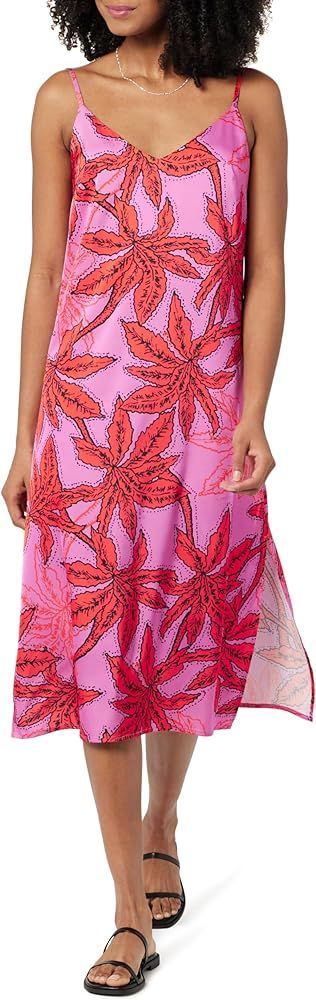 The Drop Women's Ana Silky V-Neck Midi Slip Dress | Amazon (US)