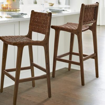 Augusto Low Back Bar & Counter Stool | Grandin Road | Grandin Road