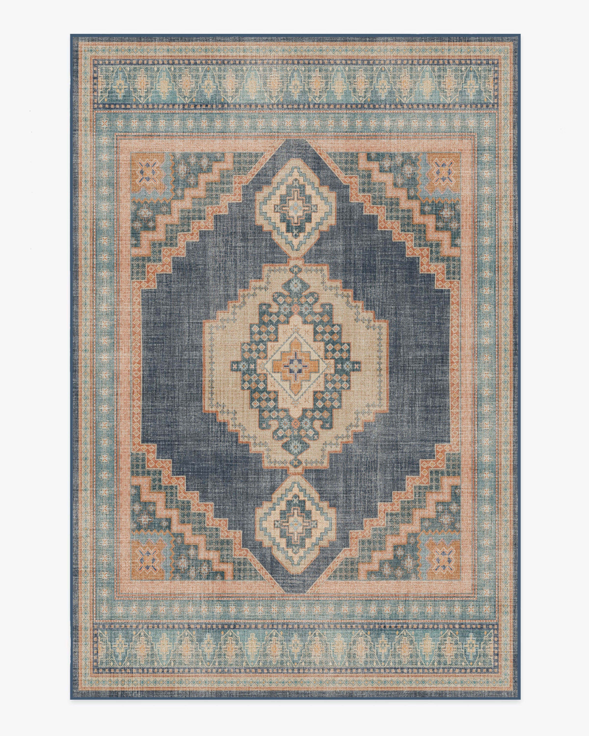 Rayne Soft Navy Rug | Ruggable